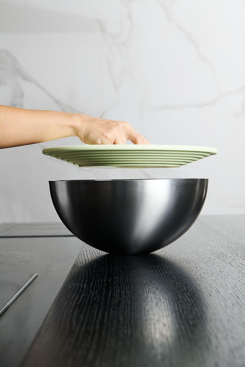 ALO AIDA Universal Silicone Lid for Pots & Pans, BPA-Free, Fits 7'-11', Instant Pot & Large Pot Cover